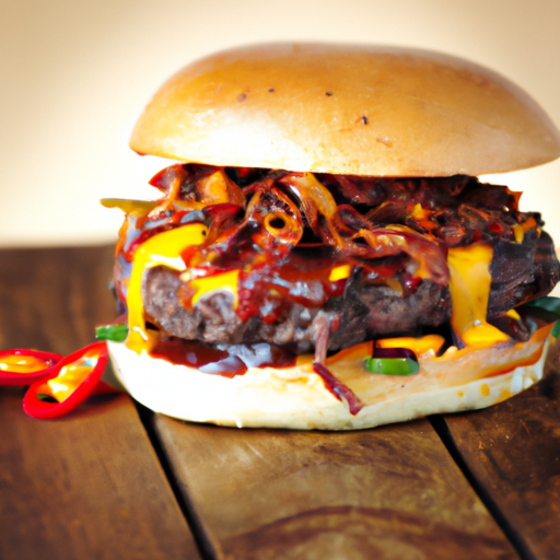 Chili-Cheese-Bacon Burger