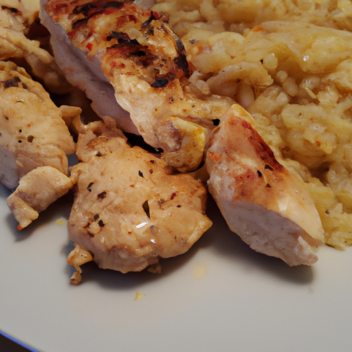 Gebratener Reis und Hühnerfleisch Rezept