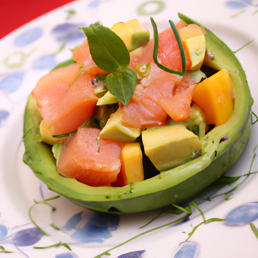 Lachs-Avocado Salat Rezept