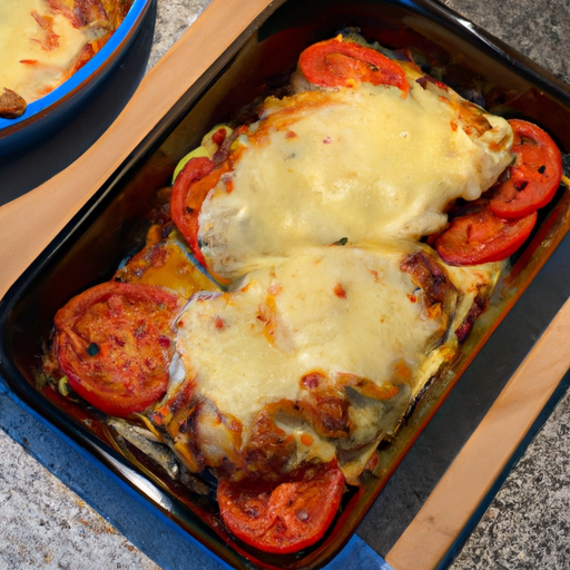 Schnitzel mit Tomaten und Mozzarella überbacken Rezept