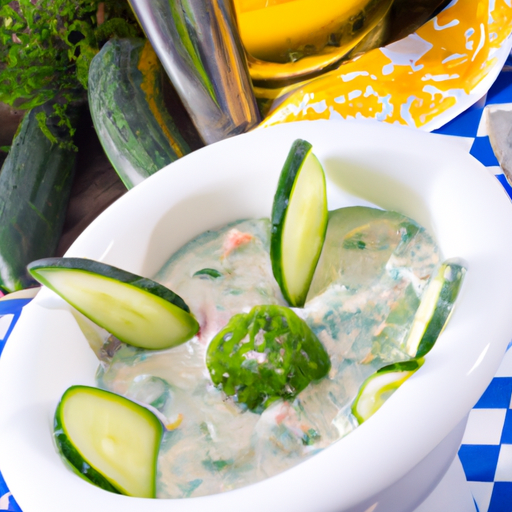 Gurkensalat in Sahne