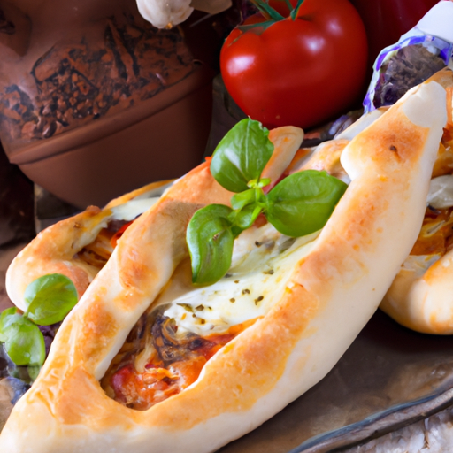 Pide mit Mozzarella