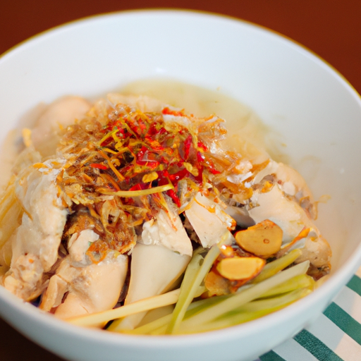 Bun Ga Tron - Vietnamesisches Hühnerfleisch-Reisnudel-Gericht