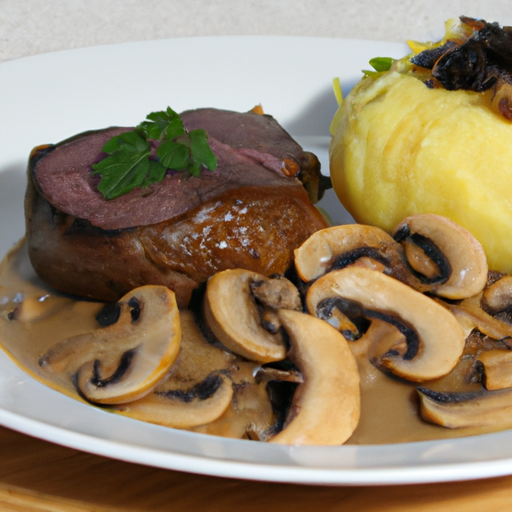 Rumpsteak mit Steinpilzen Rezept