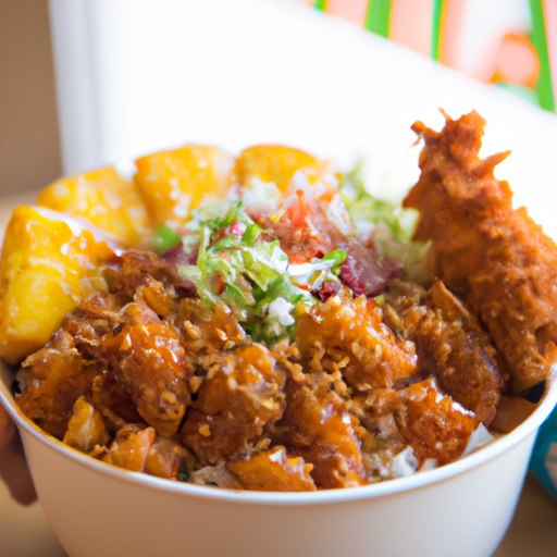 Poke Bowl Crispy Chicken