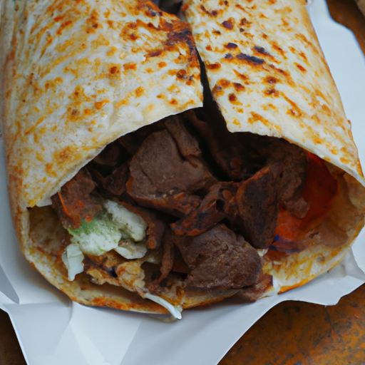 Döner Tasche mit Kalbfleisch