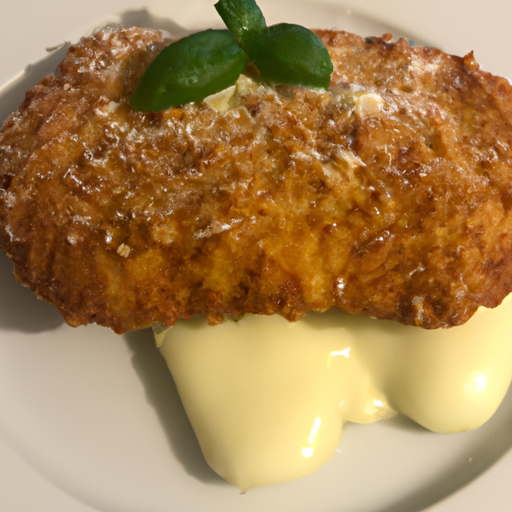 Überbackenes Mozzarella Schnitzel Rezept