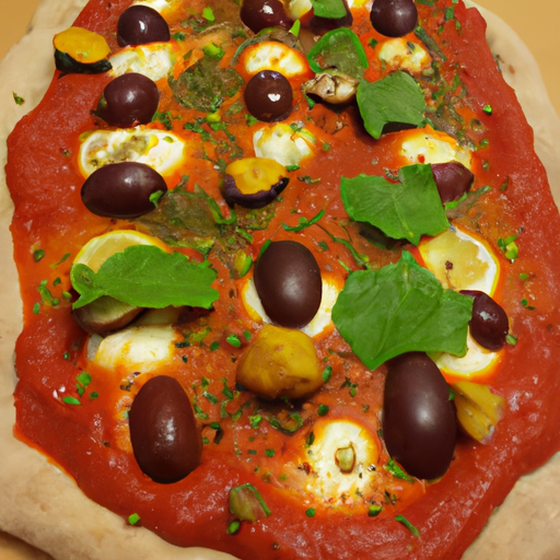 Vegane Pizza Marinara