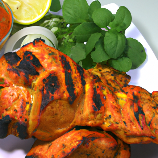 Gegrilltes Tandoori Chicken Rezept