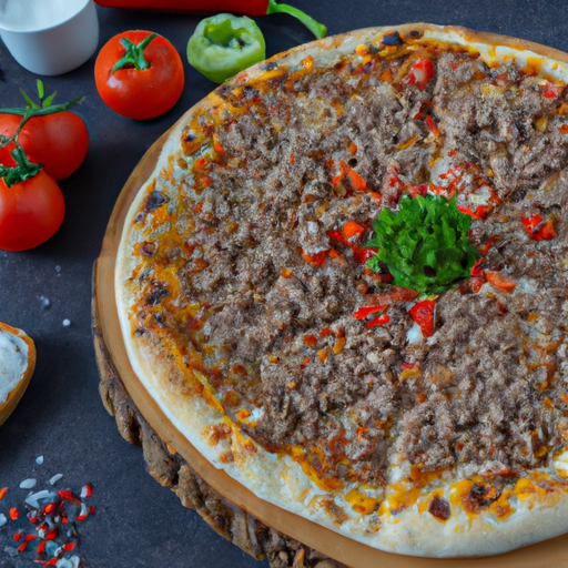 Türkische Pizza mit Kalbfleisch vom Drehspieß Rezept