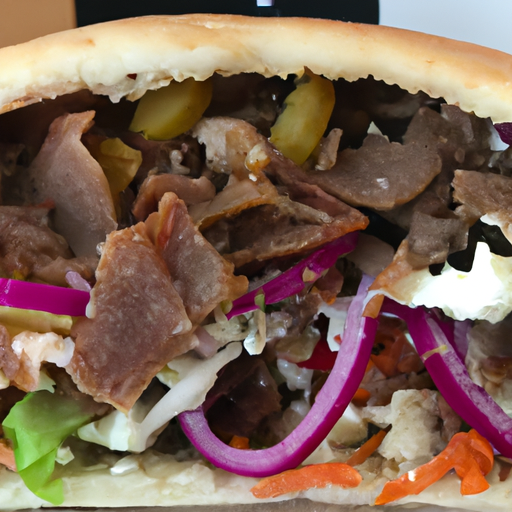 Mega Döner im Fladenbrot