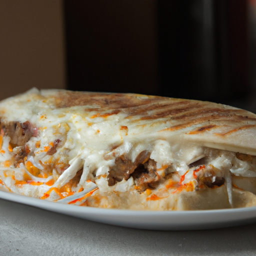 Überbackener Döner mit Käse