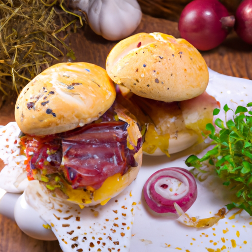 R Stzwiebel Bacon Burger Rezept