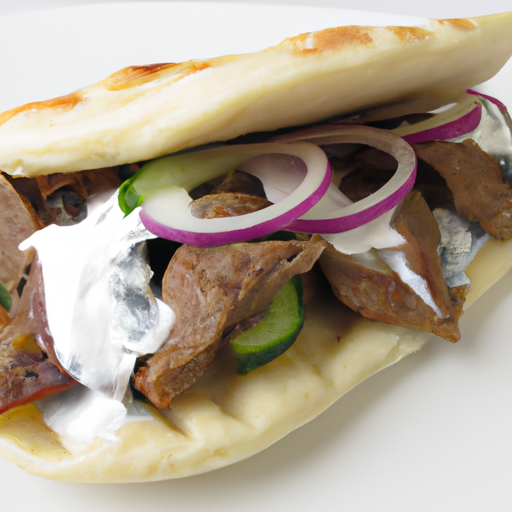 Überbackene Gyros-Pita Rezept