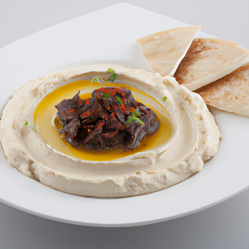 Hummus mit Lamm