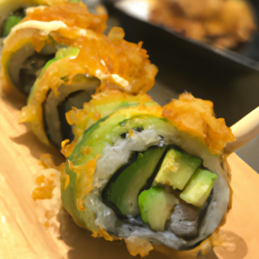 Ura Maki Tempura Avocado
