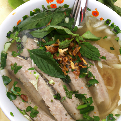 Bun Vit Chien - Vietnamesische Hühnchen-Reis-Suppe