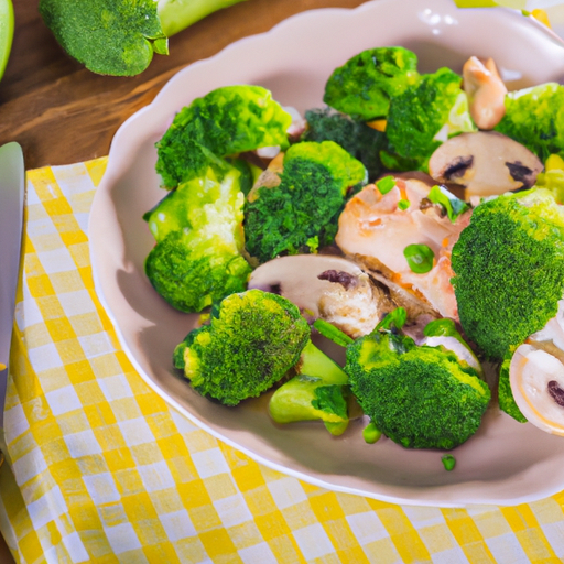 Huhn mit Broccoli und Champignons Rezept