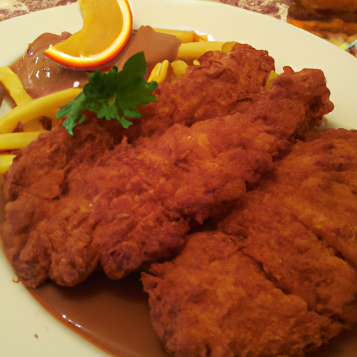 Überbackenes Metaxa-Schnitzel Rezept