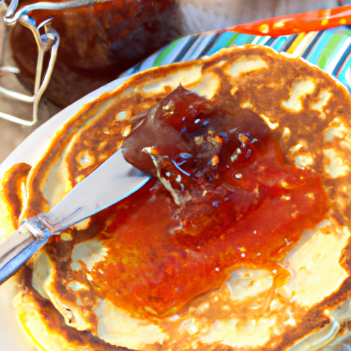 Pfannkuchen mit Marmelade