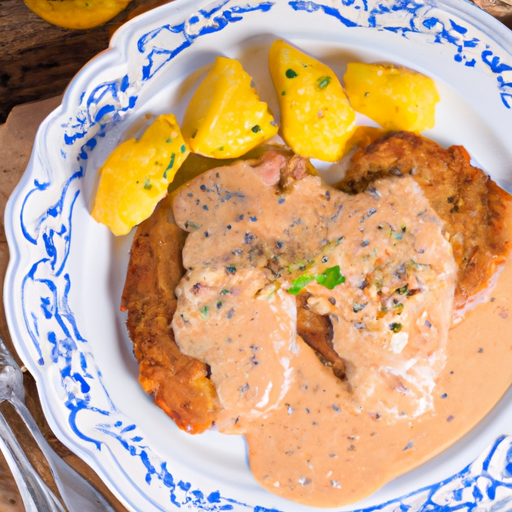 Schweineschnitzel in Sahnesauce Rezept Schweineschnitzel in Sahnesauce Rezept