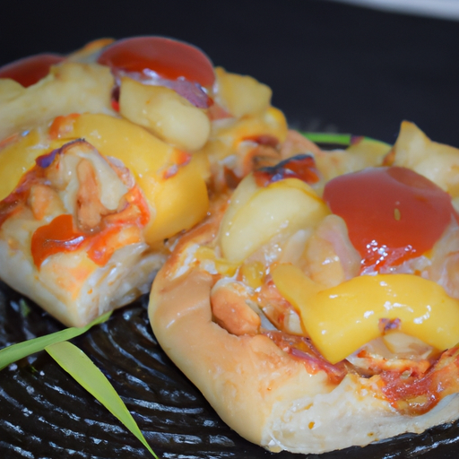 Pizzabrötchen Pollo Hawaii Rezept