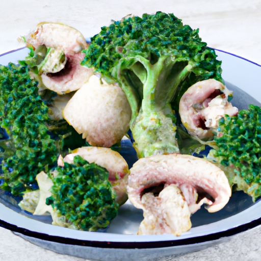 Broccoli und Champignons