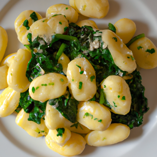 Kartoffel Gnocchi mit Spinat und Parmesan Rezept