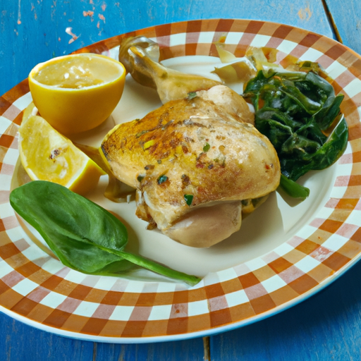 Mediterranes Zitronen-Huhn mit Thymian Rezept