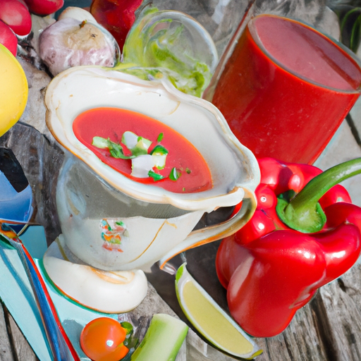 Sommerliche Gazpacho Rezept