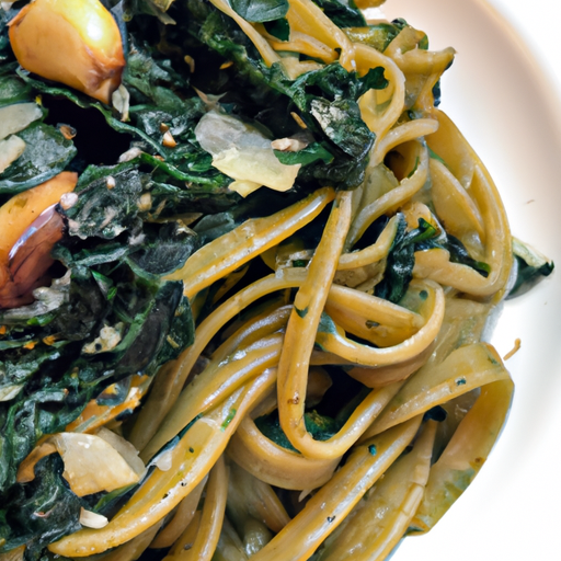 Spinach & Roasted Garlic Pasta (RANDOM 510296770)
