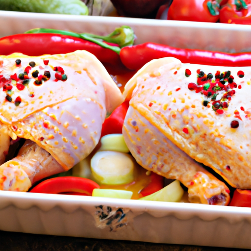 Feuriges Paprika-Huhn