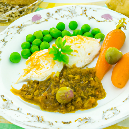Schmorhähnchen an Aprikosen-Senfsauce