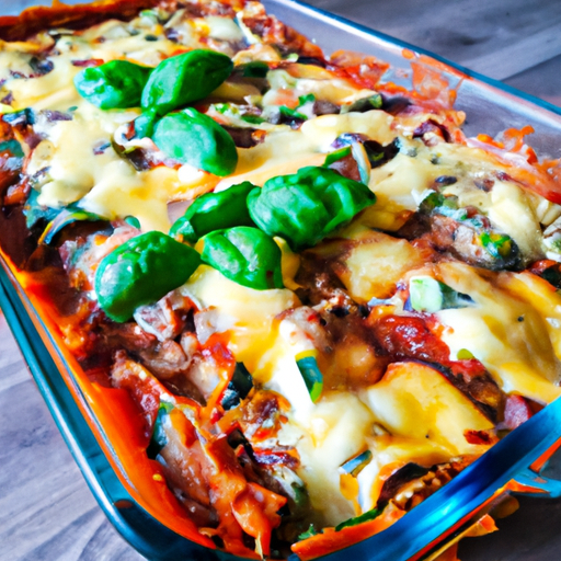 Mediterrane GemüseLasagne mit frischem Basilikum Rezept