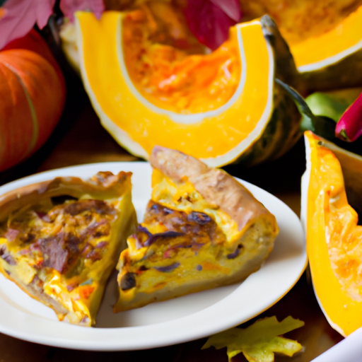 Kürbis-Möhren-Quiche