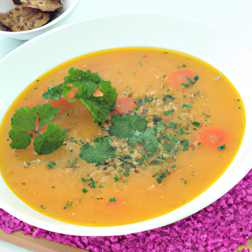 Rote-Linsen-Suppe mit Kokos und Koriander Rezept
