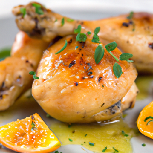 Knusprige Hähnchenbrust mit Honig-Zitronen-Sauce Rezept