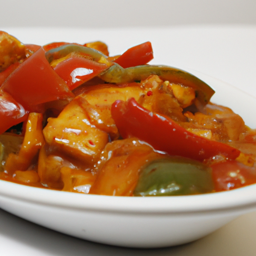 Feuriger Paprika Huhn Topf Rezept
