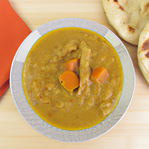 Linsensuppe mit selbstgemachtem Naan-Brot Rezept