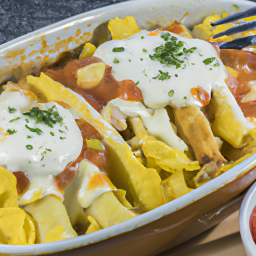 Feurige Hähnchen-Enchiladas