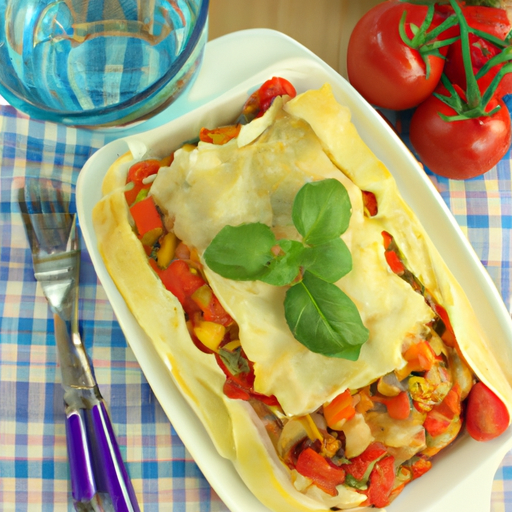 Vollkorn-Gemüse-Lasagne