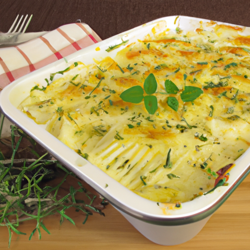 Kartoffelgratin mit frischem Thymian Rezept