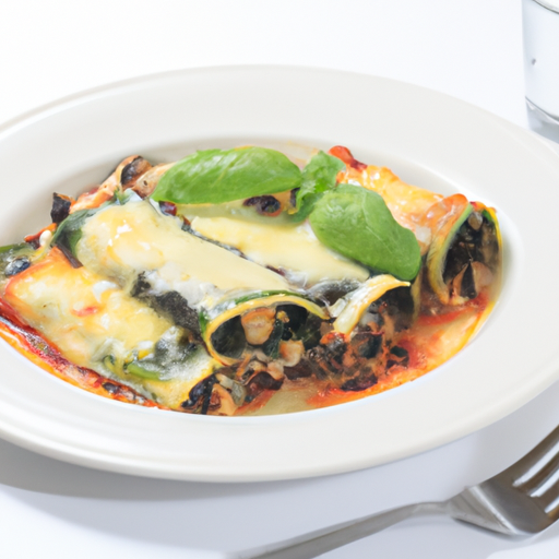 Auberginen-Cannelloni mit Ricotta und Spinat Rezept