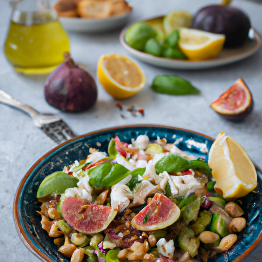 Mediterraner Linsensalat Mit Feigen Und Feta Rezept