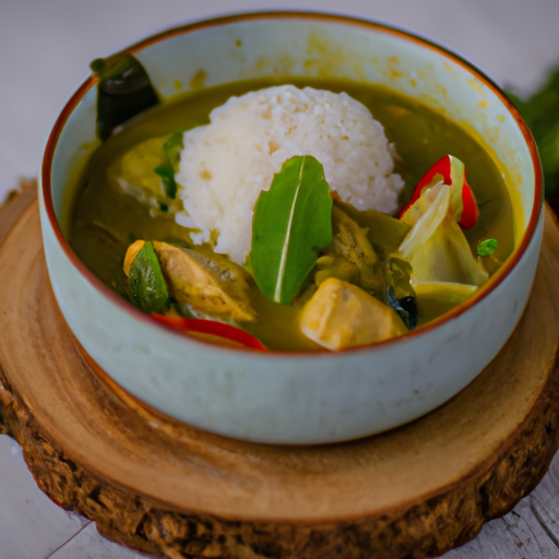 Thailändischer Grünkohl-Kokos-Curry