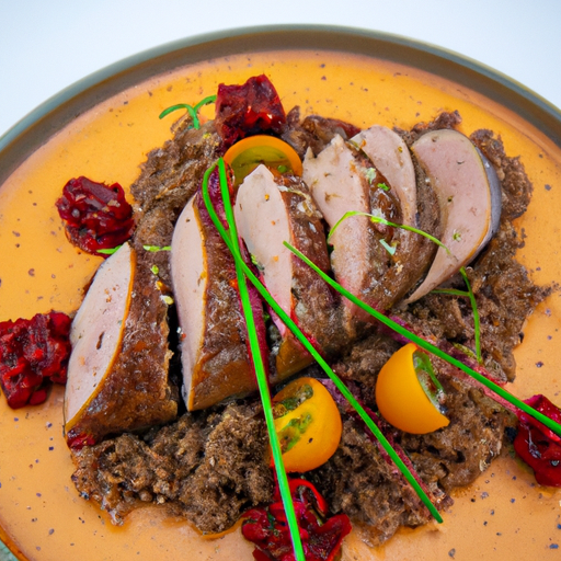 Knusprige Entenbrust mit Orangen-Glasur und Quinoa-Gemüse Rezept