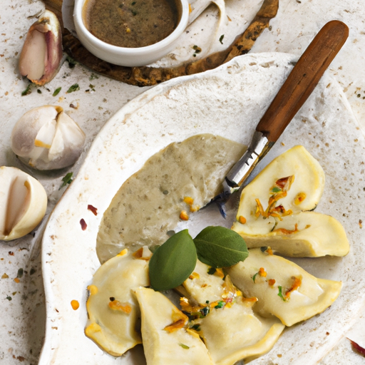 Hausgemachte Ravioli mit Walnuss-Salbei -Sauce Rezept
