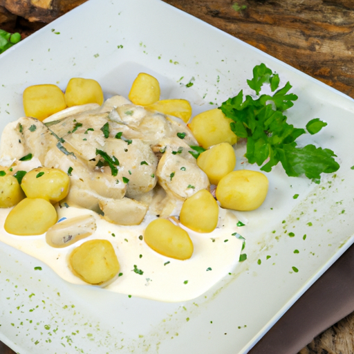 Kartoffelgnocchi mit cremiger Pilzsauce Rezept