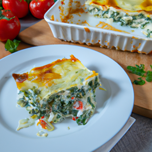 Vegetarische Lasagne mit Spinat und Ricotta Rezept