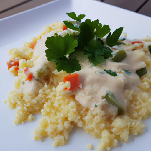 Gemüse Couscous mit Minzjoghurt